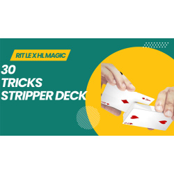 30 TRICKS STRIPPER DECK by RIT LE X HL MAGIC video DOWNLOAD