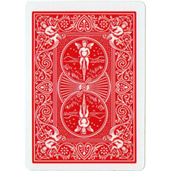 Forcing (and Vanishing) Card Deck, Forcierkartenspiel Kreuz 7 Rücken Rot