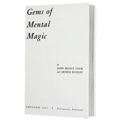 Gems of Mental Magic by Arthur Buckley and The Conjuring...