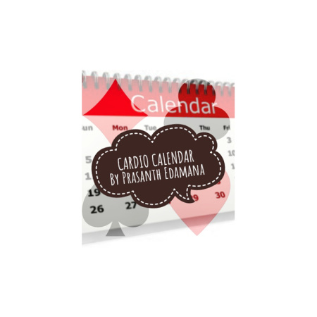 Cardio Calendar by Prasanth Edamana Mixed Media DOWNLOAD