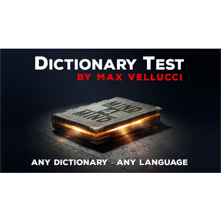 Dictionary Test by Max Vellucci video DOWNLOAD