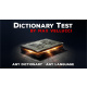 Dictionary Test by Max Vellucci video DOWNLOAD