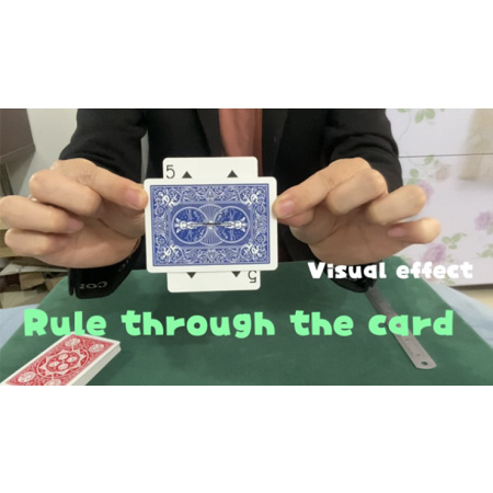 Ruler Through Card by Dingding video DOWNLOAD